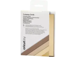 CRICUT CRICUT Joy™ Cutaway Cards, Neutrals Sampler; Karten