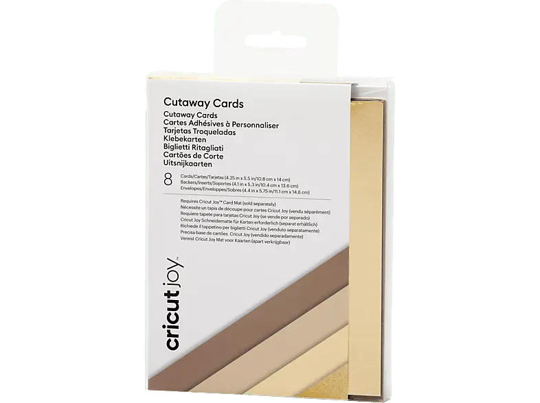 CRICUT CRICUT Joy™ Cutaway Cards, Neutrals Sampler; Karten