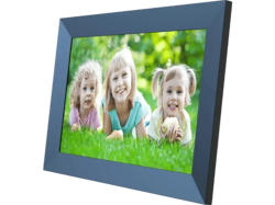 Denver PFF-1026B Digitaler Bilderrahmen, 10.1 Zoll Touch HD, IPS, 16GB Speicher + MicroSD Kartenslot, WIFI, Schwarz