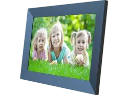 Denver PFF-1026B Digitaler Bilderrahmen, 10.1 Zoll Touch HD, IPS, 16GB Speicher + MicroSD Kartenslot, WIFI, Schwarz