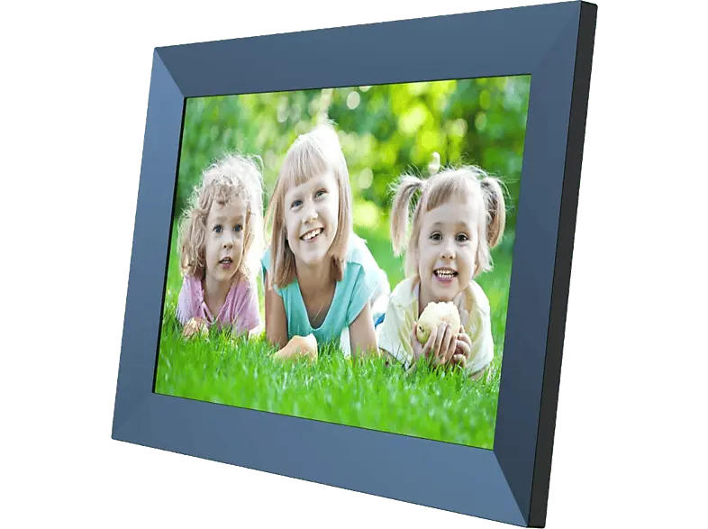 Denver PFF-1026B Digitaler Bilderrahmen, 10.1 Zoll Touch HD, IPS, 16GB Speicher + MicroSD Kartenslot, WIFI, Schwarz