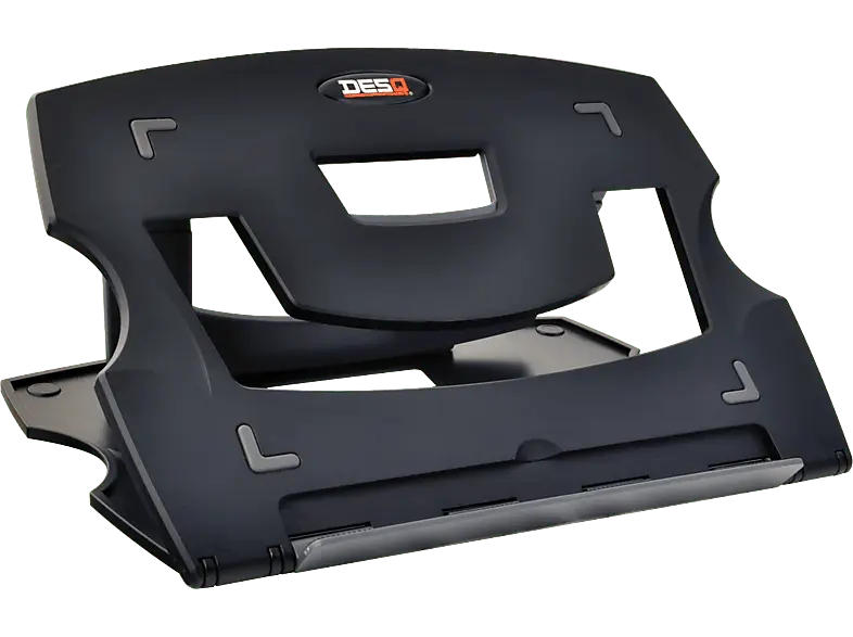 DESQ Notebook und Tabletständer, bis 15.6 Zoll, max. 155mm Höhe, Schwarz; Notebookständer