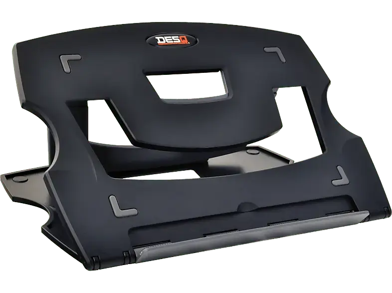 DESQ Notebook und Tabletständer, bis 15.6 Zoll, max. 155mm Höhe, Schwarz; Notebookständer