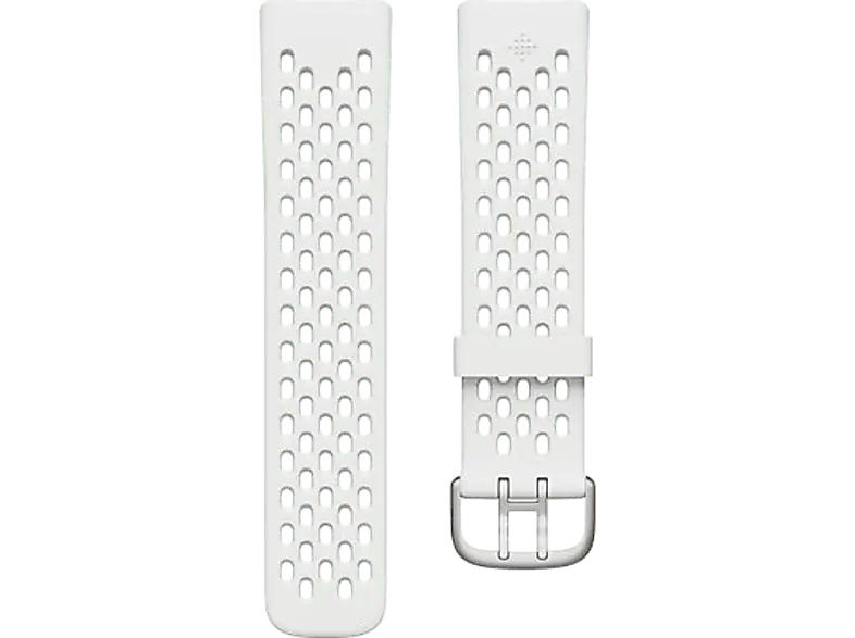 Fitbit Sportarmband für Charge 5, Large, Frostweiß Armband