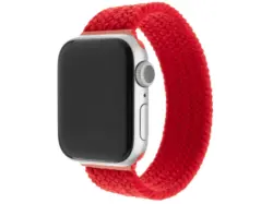 Fixed Nylonarmband für Apple Watch 38/40/41 mm, Größe XL, Rot