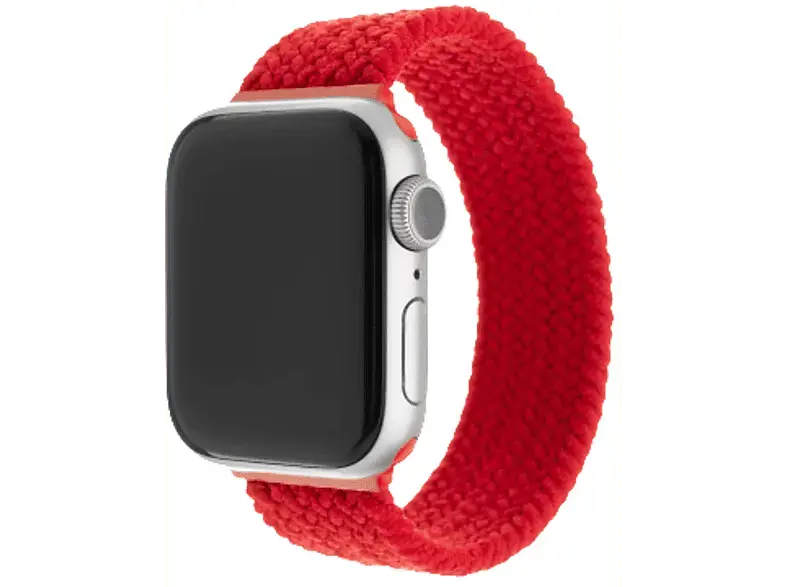 Fixed Nylonarmband für Apple Watch 38/40/41 mm, Größe XL, Rot