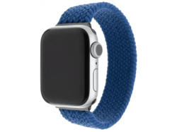 Fixed Nylonarmband für Apple Watch 38/40/41 mm, Größe XL, Blau