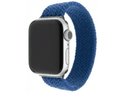 Fixed Nylonarmband für Apple Watch 38/40/41 mm, Größe XS, Blau