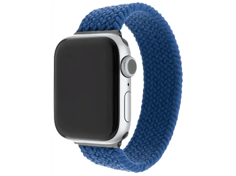 Fixed Nylonarmband für Apple Watch 38/40/41 mm, Größe XL, Blau