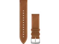 Garmin Schnellwechsel-Armband 20mm, Leder, Hellbraun