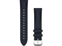 Garmin Schnellwechsel-Armband 20mm, Leder, Marineblau/Silber
