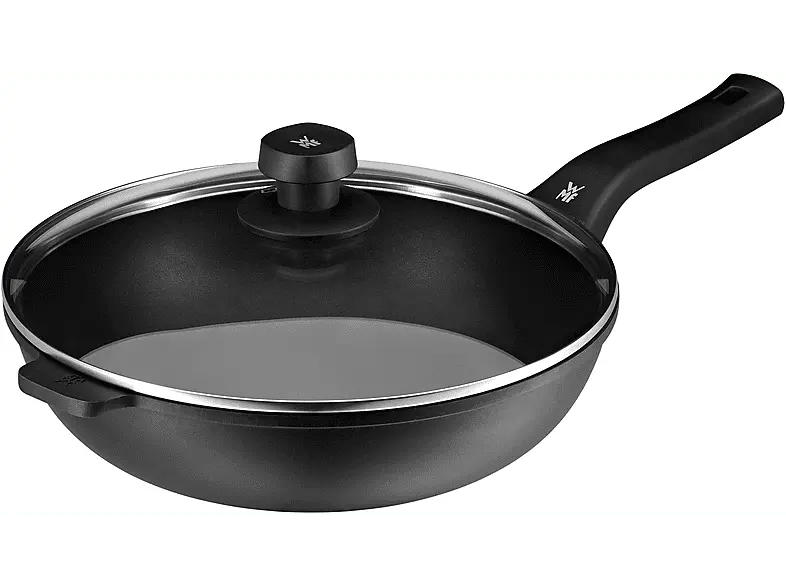 WMF PermaDur Premium Wok Pfanne mit Deckel (Aluminium, passend für alle Herdarten, 30 cm)