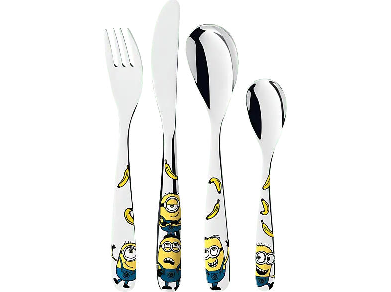 WMF 12.8607.6040 Minions 4-tlg. Kinderbesteck; Kinderbesteck-Set