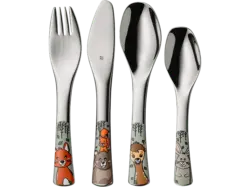 WMF Kinderbesteck-Set Waldfreunde, 4-teilig