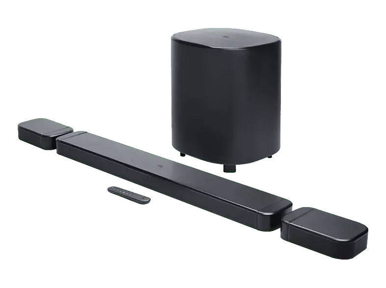 JBL bar 800MK2 7.1-Kanal Soundbar, 3D-Dolby Atmos® Raumeffekten, kräftigem Bass von einem 10-Zoll-Subwoofer und MultiBeam™ 3.0
