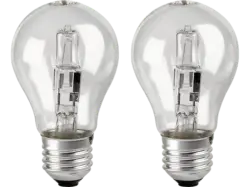 Xavax 112453 Halogen-Glühlampe, E27, 57W, Warmweiß, 2 Stück; Halogenlampe