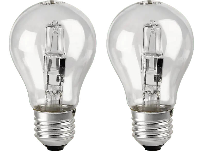 Xavax 112453 Halogen-Glühlampe, E27, 57W, Warmweiß, 2 Stück; Halogenlampe