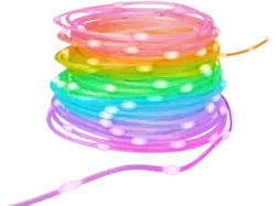 Hama 176660 Smarte LED Lichterkette, WLAN, Farbwechsel, dimmbar, außen IP65, 10m, bunt