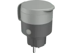 Hama WLAN-Steckdose "Outdoor" ohne Hub, Sprach- u. App-Steuerung, 2.300W / 10A, Grau