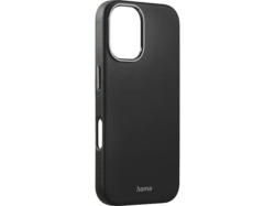 Hama Eco Premium Backcover, für Apple iPhone 16, Schwarz; Handyhülle