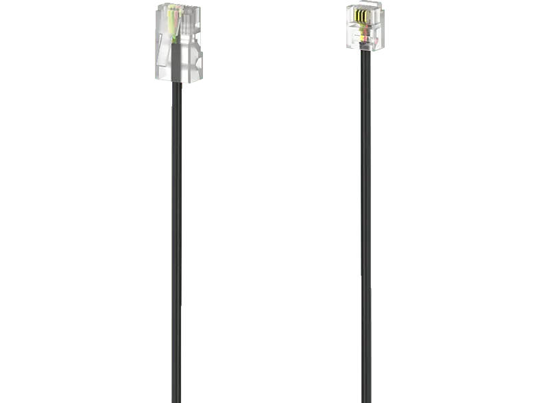HAMA DSL-Anschlusskabel, Modular-Stecker 8p4c - 6p4c, 6 m