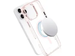 ISY ISC 1123 MagISY Backcover, für Apple iPhone 16 Pro, Clear Pink; Handyhülle