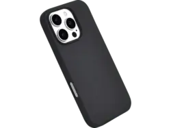 ISY ISC-2348 Silikon Backcover, für Apple iPhone 16 Pro, Schwarz; Handyhülle