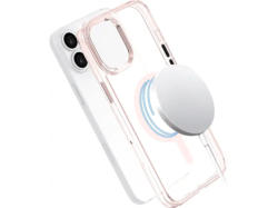ISY ISC 1122 MagISY Backcover, für Apple iPhone 16, Clear Pink; Handyhülle