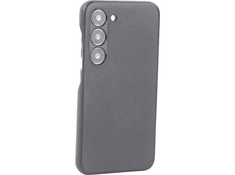 ISY Leder Schutzhülle ISC-3320 Backcover, für Samsung Galaxy S23, Schwarz