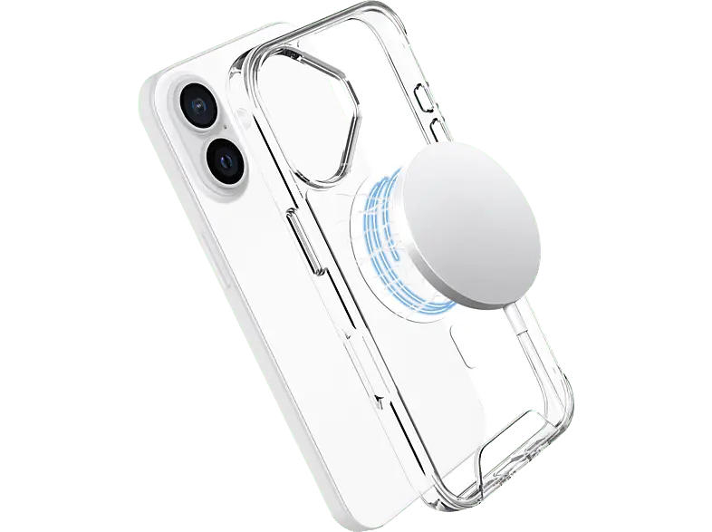 ISY ISC-1115 MagISY Backcover, für Apple iPhone 16, Transparent; Handyhülle