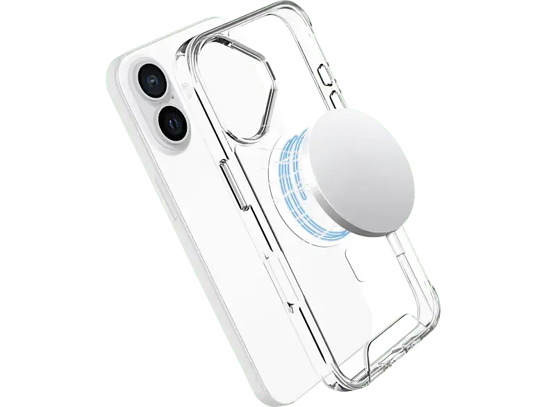 ISY ISC-1115 MagISY Backcover, für Apple iPhone 16, Transparent; Handyhülle