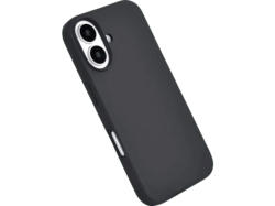 ISY ISC-2350 Silikon Backcover, für Apple iPhone 16 Plus, Schwarz; Handyhülle