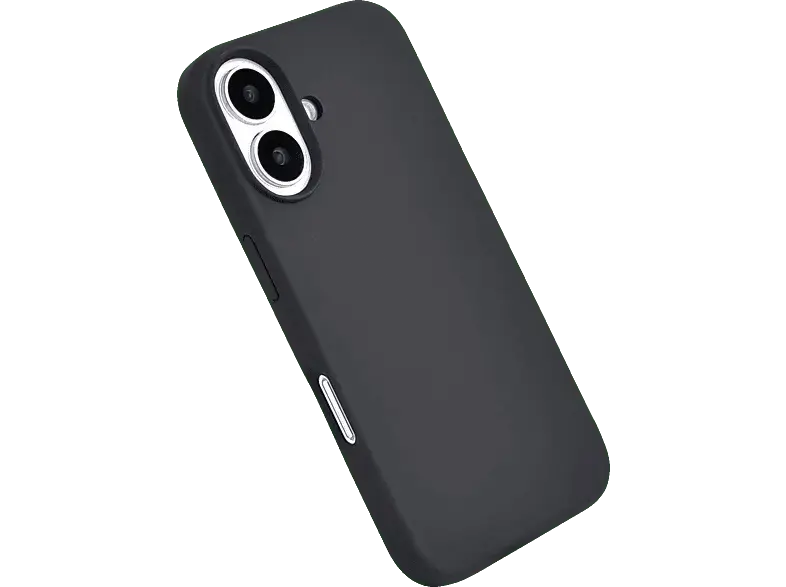 ISY ISC-2350 Silikon Backcover, für Apple iPhone 16 Plus, Schwarz; Handyhülle