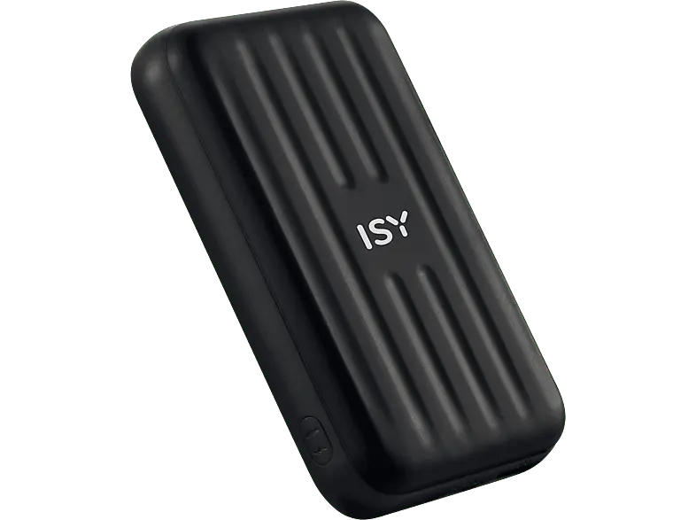 ISY Powerbank IMC 5000, 5000 mAh, Schwarz