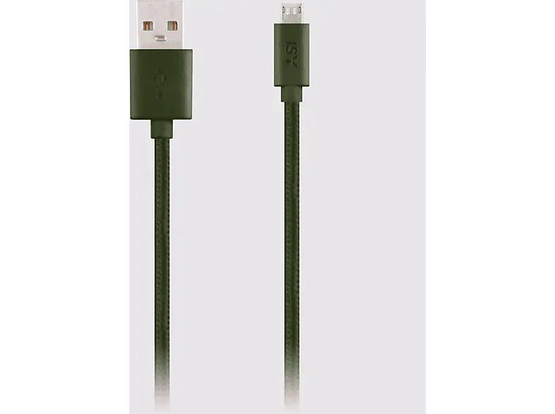 ISY Micro-USB Lade-/Datenkabel IFC-1800-GN-M, grün; Ladekabel