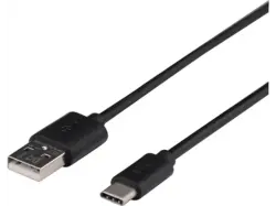 ISY Ladekabel IZB-541 USB-C, 1m, Schwarz