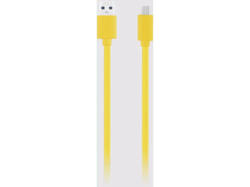 ISY USB-C Lade-/Datenkabel IFC-1800-YL-C, gelb; Ladekabel