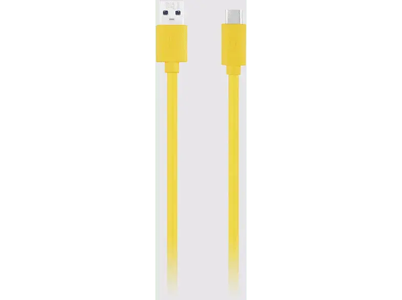 ISY USB-C Lade-/Datenkabel IFC-1800-YL-C, gelb; Ladekabel