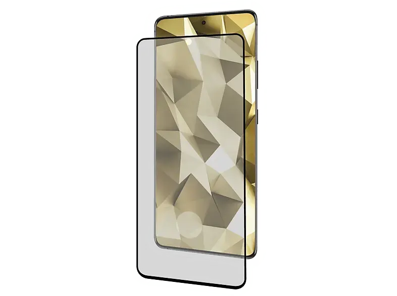 ISY Black Frame Premium Displayschutzglas, für Samsung S21+