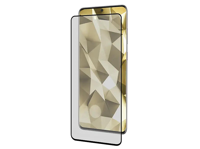 ISY Black Frame Premium Displayschutzglas, für Samsung S21 Ultra