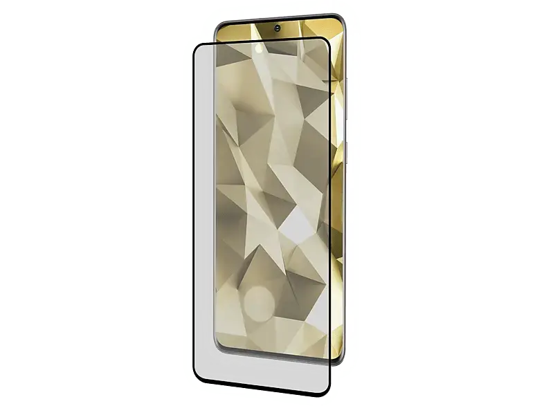 ISY Black Frame Premium Displayschutzglas, für Samsung S21 Ultra