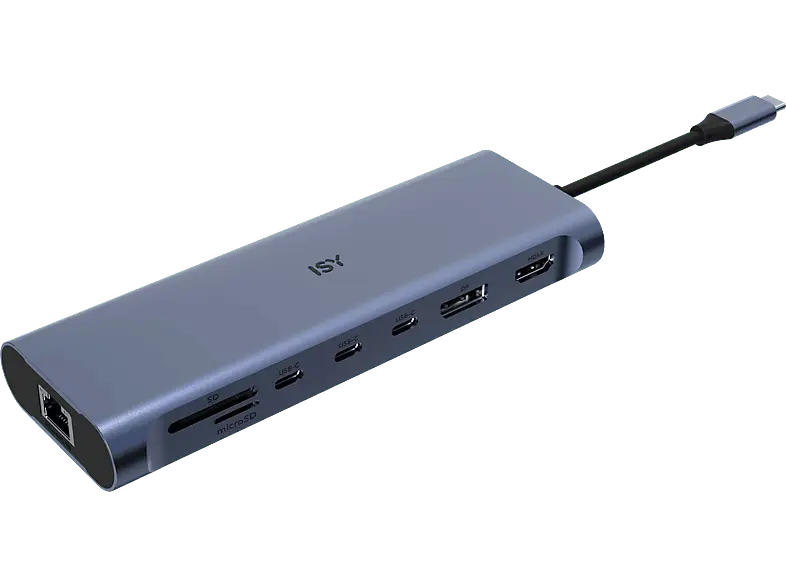 ISY IAD-1036 13-in-1 USB-C; Multiport-Adapter
