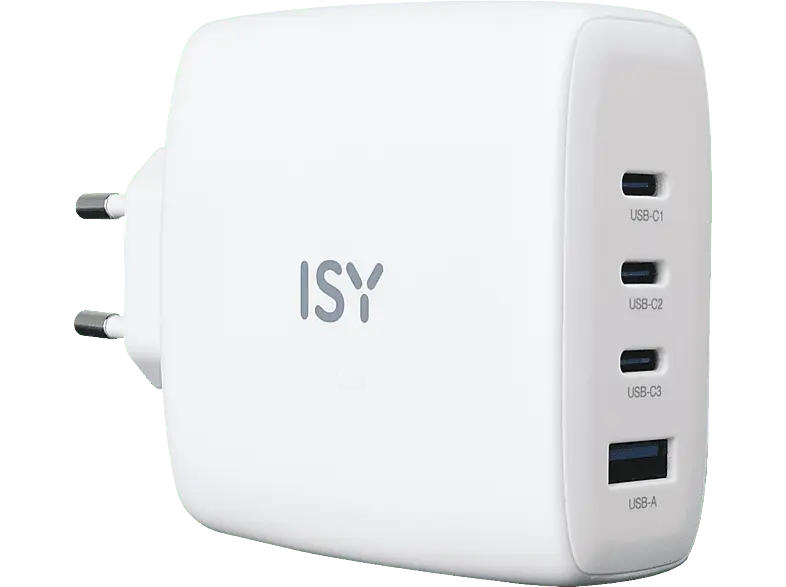 ISY IAC-5140-WT GAN Ladegerät, Weiß