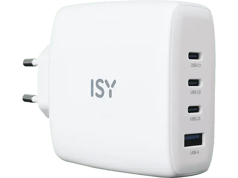 ISY IAC-5140-WT GAN Ladegerät, Weiß