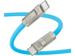 ISY Lade-/Datenkabel IUC-5300-BL, USB Type C, Blau; Typ C zu Typ C Kabel