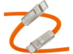 ISY Lade-/Datenkabel IUC-5300-OG, USB Type C, Orange; Typ C zu Typ C Kabel