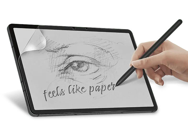 ISY IPG 6204 Retail Paperfeel Displayschutzfolie, für Samsung Galaxy S8