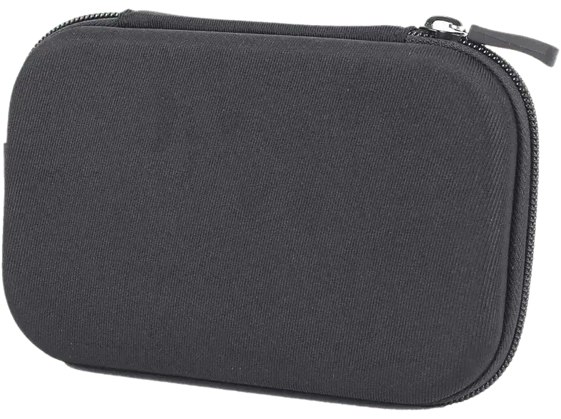 ISY IDB-2200-1 Hartschalen Hülle für externe Festplatten, recyceltes Pet, Schwarz; RPET Hartschalen Hülle für externe Festplatten