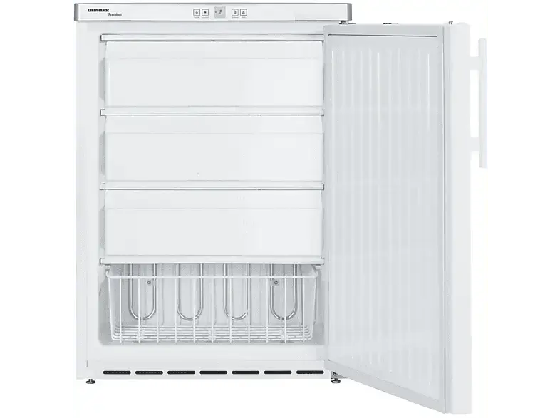Liebherr GGU 1500-21 Unterbaufähiges Gewerbe Gefriergerät mit statischer Kühlung, Weiß, 133 l; Unterbaufähiges Gewerbe Gefriergerät mit statischer Kühlung