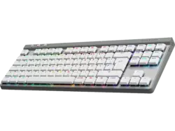 Logitech G G515 Lightspeed TKL Kabellose RGB Gaming Tastatur ohne Ziffernblock (Tactile), Lightsync RGB, DEU (Qwertz), Weiß